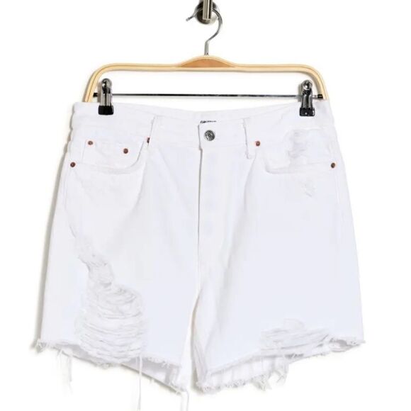 GRLFRND White Distressed Shorts! - Picture 5 of 5